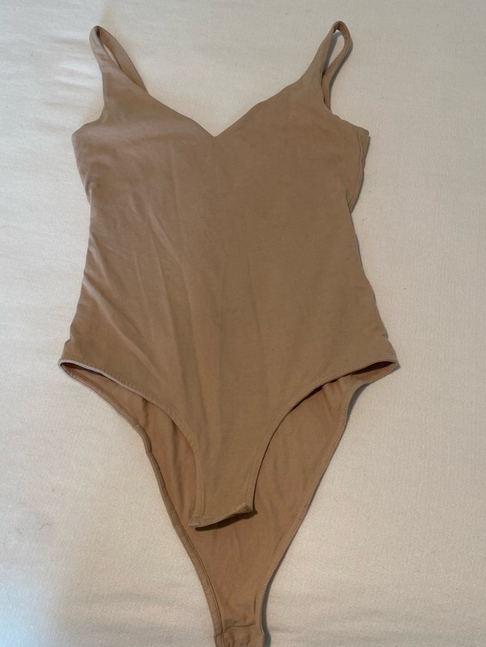 acne studio tan bodysuit